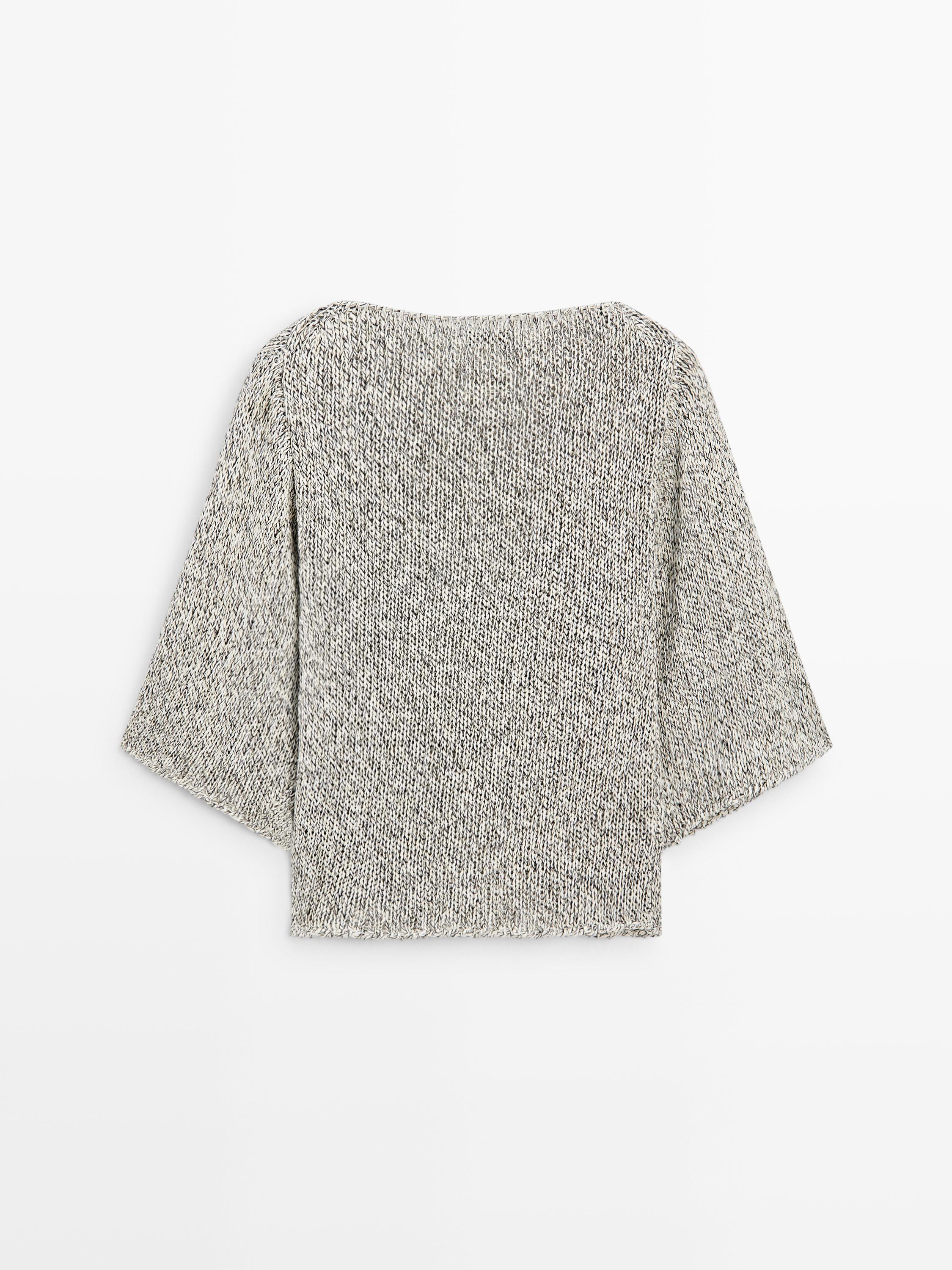 Pull en maille 100 % coton